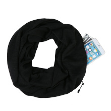 Großhandels-Frauen-tragbarer faltbarer Art- und Weiseumwandelbarer Reißverschluss-Taschen-Schal-warmer Galaxie-Unendlichkeits-Pflege-Schal